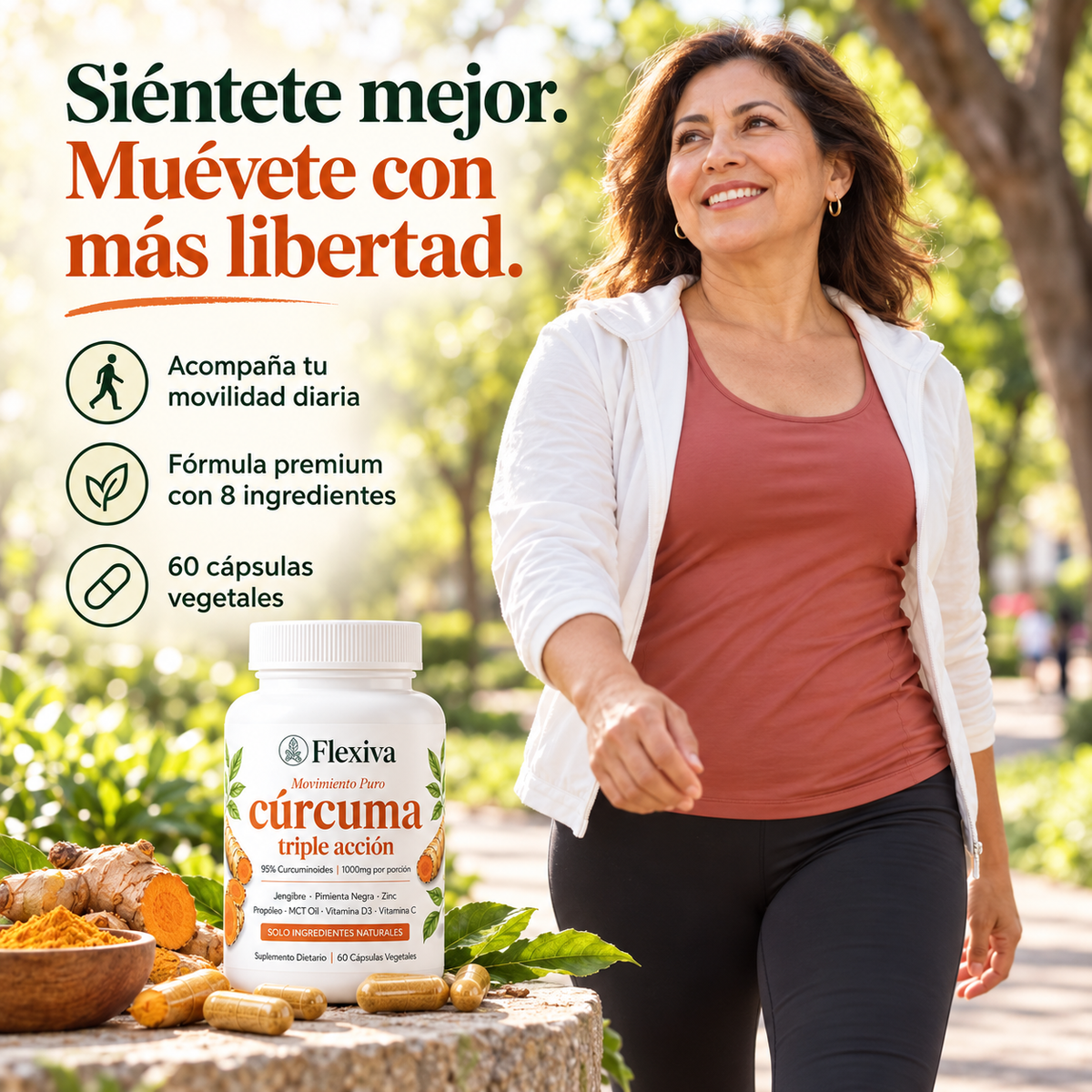 Muévete con más libertad con Flexiva